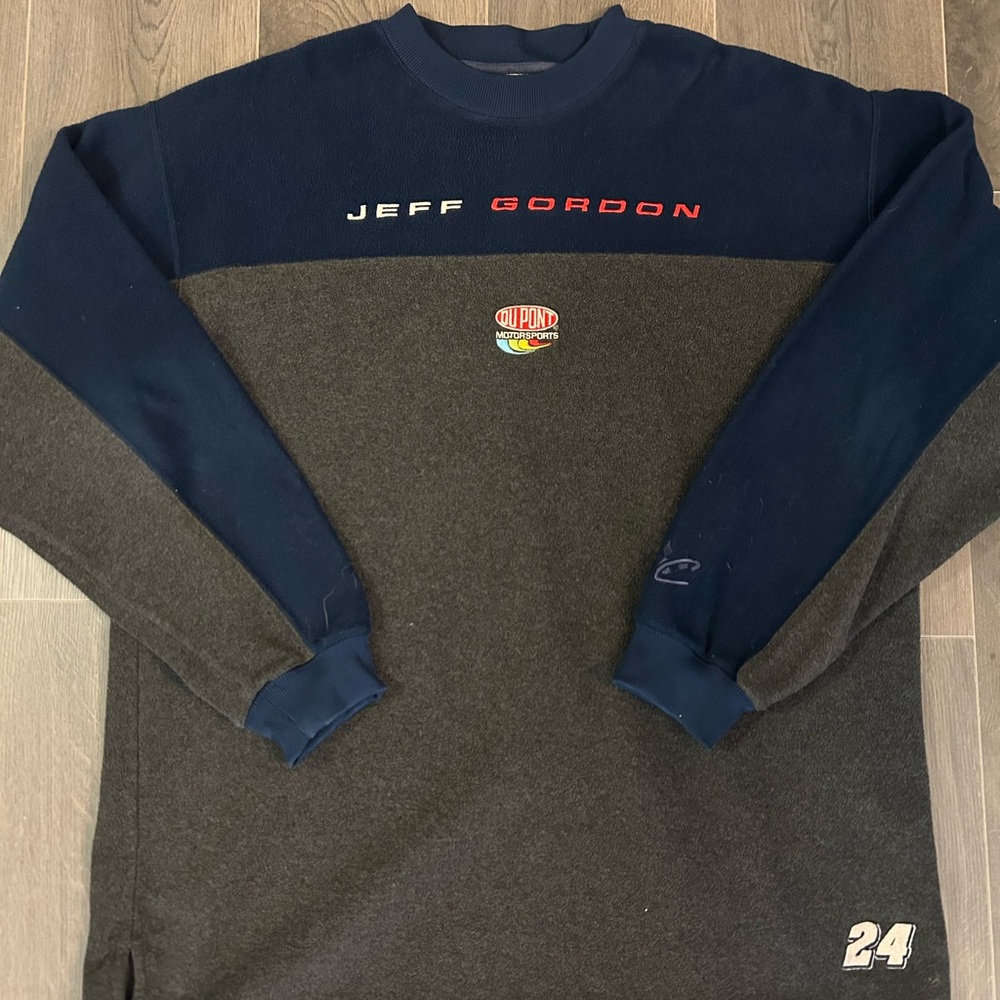 Jeff Gordon NASCAR Racing Fleece Crewneck Sweatshirt